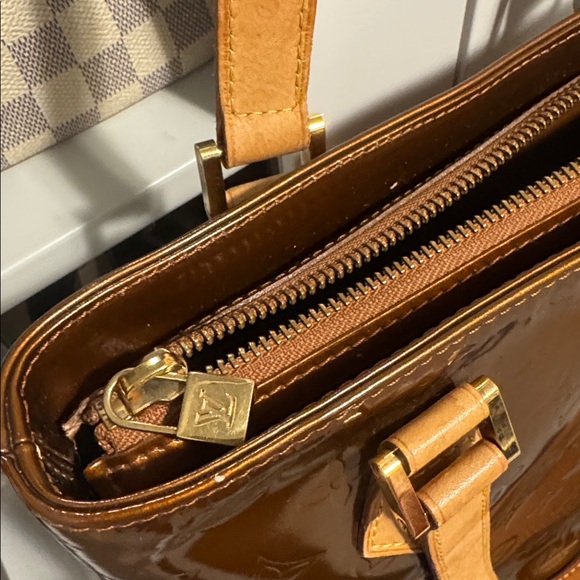 Louis Vuitton Brown Patent Leather Tote - Picture 8 of 16